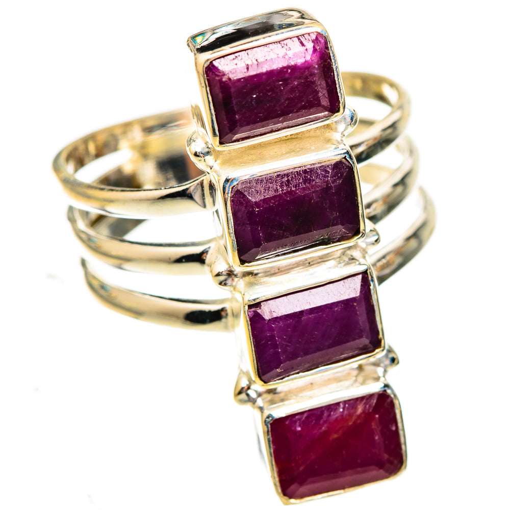 Ruby Rings handcrafted by Ana Silver Co - RING123882 - Photo 2