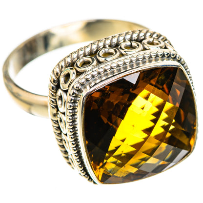 Mandarin Citrine Rings handcrafted by Ana Silver Co - RING123904 - Photo 2