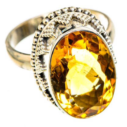 Citrine Rings handcrafted by Ana Silver Co - RING123906 - Photo 2