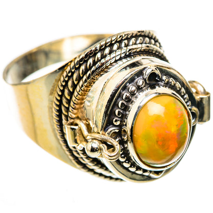 Ethiopian Opal Rings handcrafted by Ana Silver Co - RING123916 - Photo 2