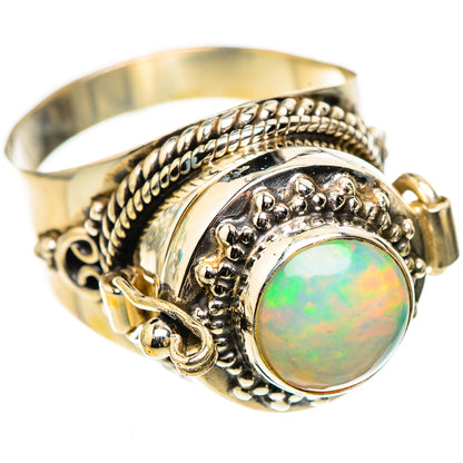 Ethiopian Opal Rings handcrafted by Ana Silver Co - RING123917 - Photo 2