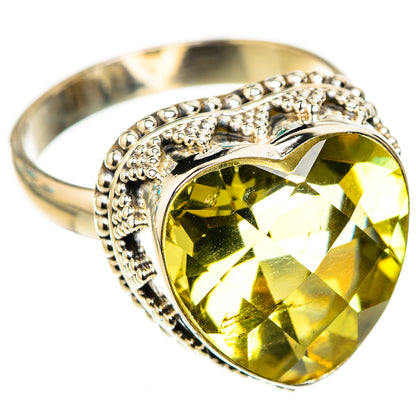 Citrine Rings handcrafted by Ana Silver Co - RING123921 - Photo 2