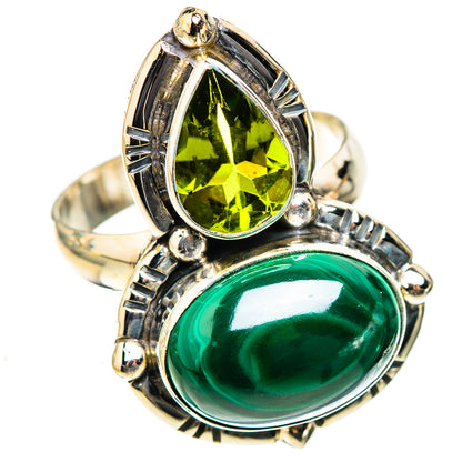 Malachite Rings handcrafted by Ana Silver Co - RING123930 - Photo 2