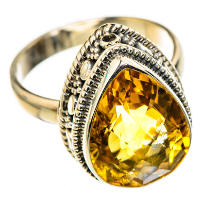 Citrine Rings handcrafted by Ana Silver Co - RING123933 - Photo 2