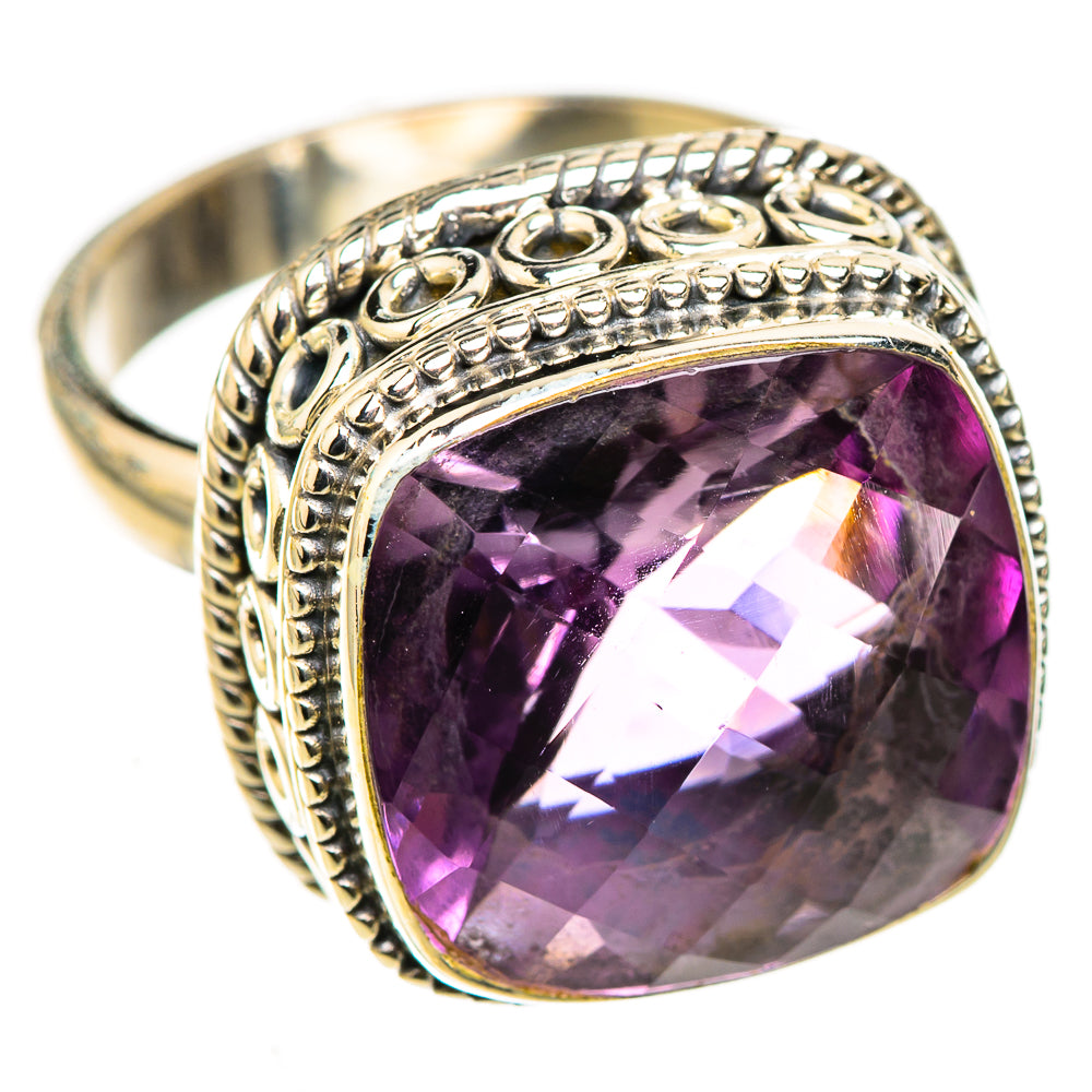 Amethyst Rings handcrafted by Ana Silver Co - RING123940 - Photo 2