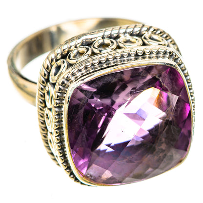 Amethyst Rings handcrafted by Ana Silver Co - RING123940 - Photo 2