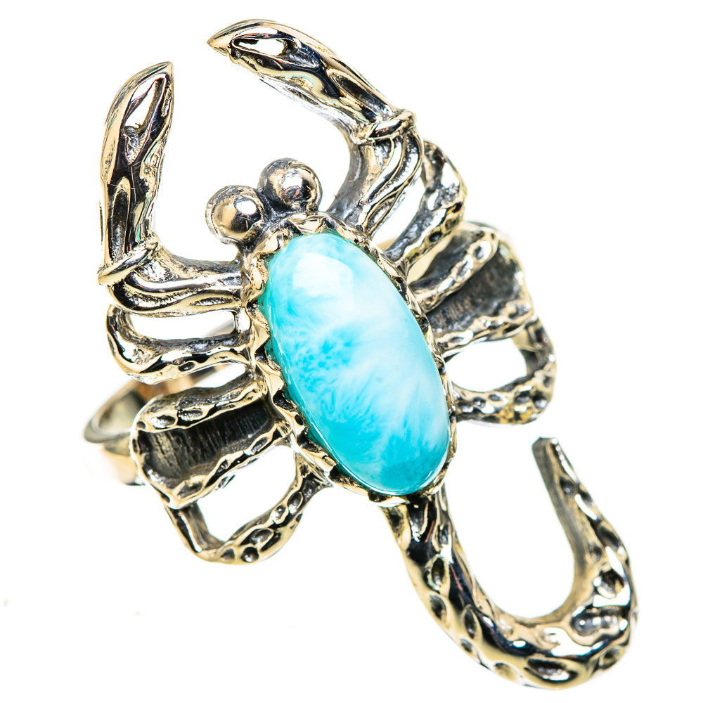 Larimar Rings handcrafted by Ana Silver Co - RING123950 - Photo 2