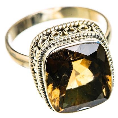 Smoky Quartz Rings handcrafted by Ana Silver Co - RING123960 - Photo 2