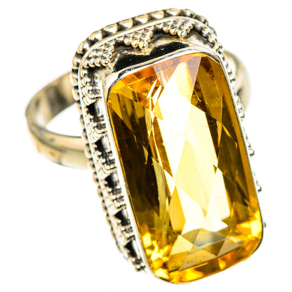 Citrine Rings handcrafted by Ana Silver Co - RING123962 - Photo 2