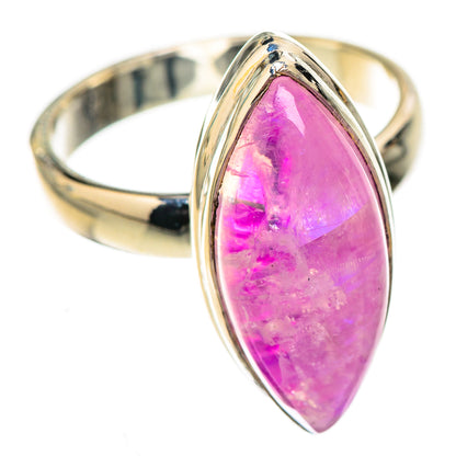 Pink Moonstone Rings handcrafted by Ana Silver Co - RING123964 - Photo 2