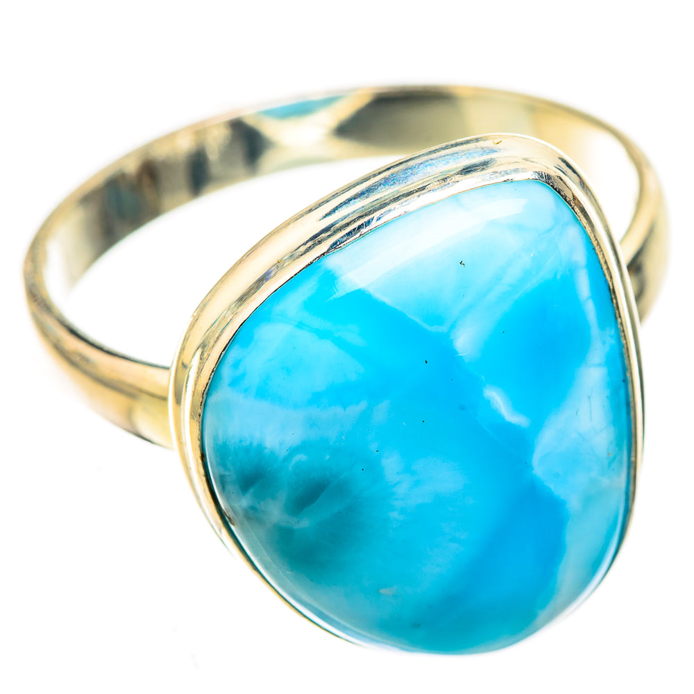 Larimar Rings handcrafted by Ana Silver Co - RING123983 - Photo 2