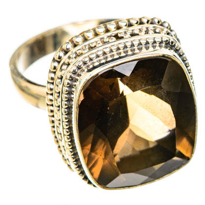 Smoky Quartz Rings handcrafted by Ana Silver Co - RING123987 - Photo 2