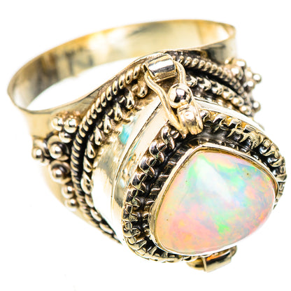 Ethiopian Opal Rings handcrafted by Ana Silver Co - RING123998 - Photo 2