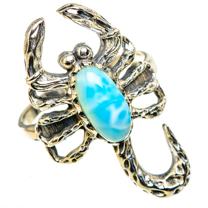 Larimar Rings handcrafted by Ana Silver Co - RING124004 - Photo 2