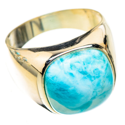 Larimar Rings handcrafted by Ana Silver Co - RING124006 - Photo 2