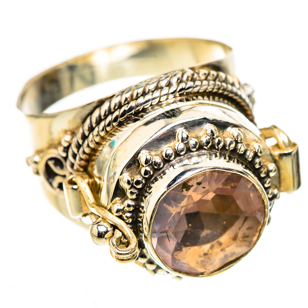 Rose Quartz Rings handcrafted by Ana Silver Co - RING124012 - Photo 2