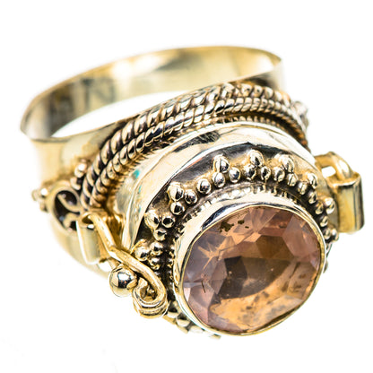 Rose Quartz Rings handcrafted by Ana Silver Co - RING124012 - Photo 2