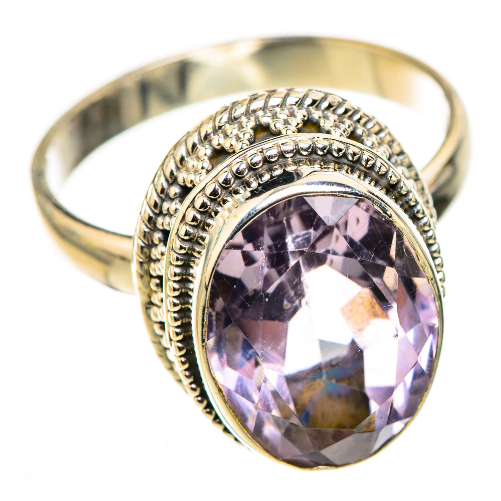 Pink Amethyst Rings handcrafted by Ana Silver Co - RING124044 - Photo 2