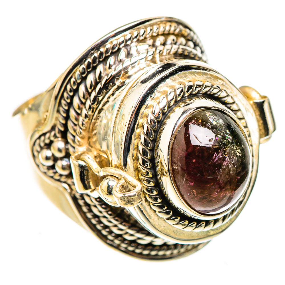 Pink Tourmaline Rings handcrafted by Ana Silver Co - RING124046 - Photo 2