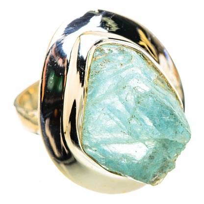 Aquamarine Rings handcrafted by Ana Silver Co - RING124049 - Photo 2