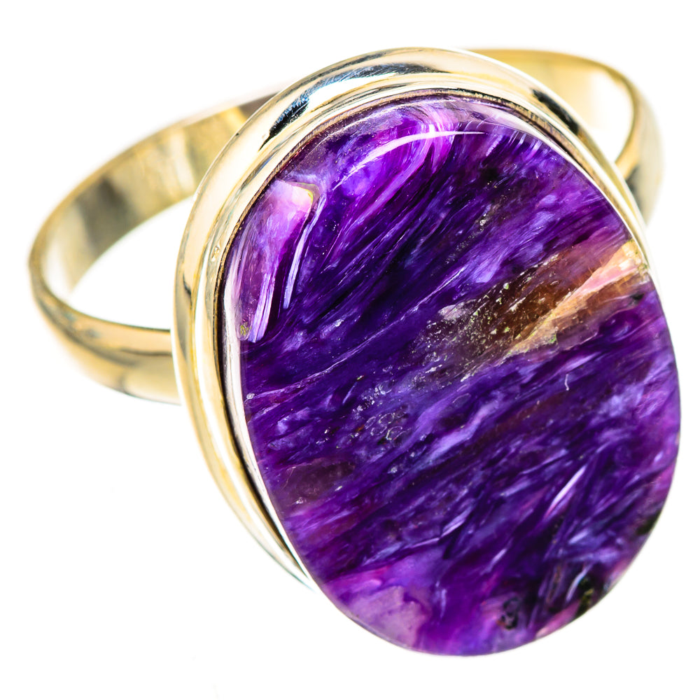 Charoite Rings handcrafted by Ana Silver Co - RING124066 - Photo 2