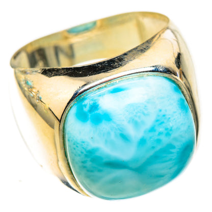 Larimar Rings handcrafted by Ana Silver Co - RING124070 - Photo 2