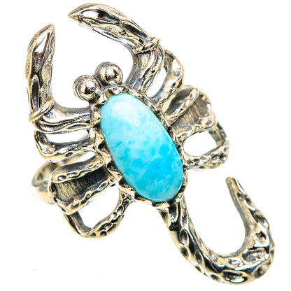 Larimar Rings handcrafted by Ana Silver Co - RING124073 - Photo 2