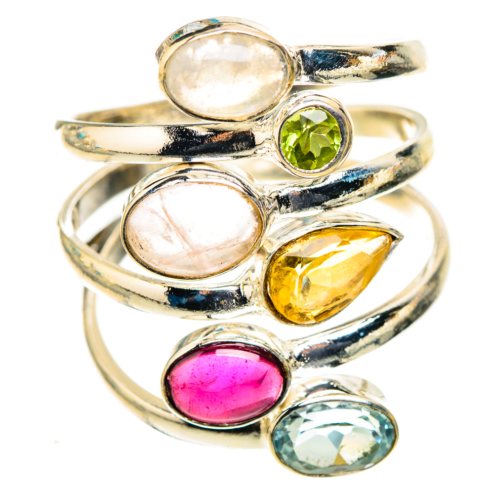 Rose Quartz Rings handcrafted by Ana Silver Co - RING124115 - Photo 2