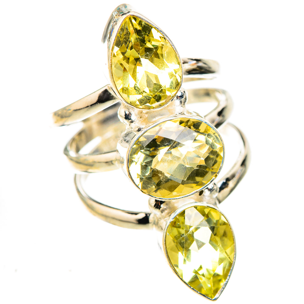 Citrine Rings handcrafted by Ana Silver Co - RING124119 - Photo 2
