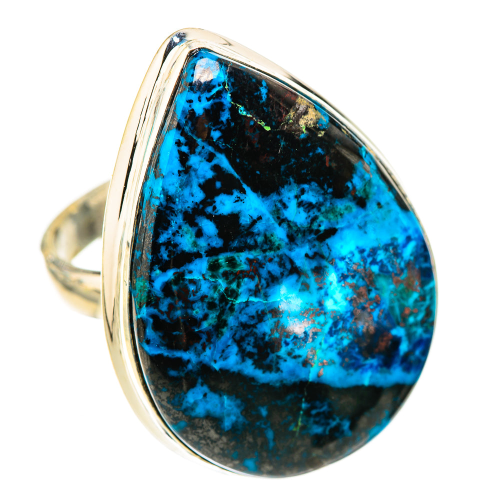 Shattuckite Rings handcrafted by Ana Silver Co - RING124127 - Photo 2