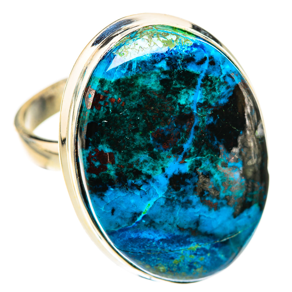 Shattuckite Rings handcrafted by Ana Silver Co - RING124145 - Photo 2