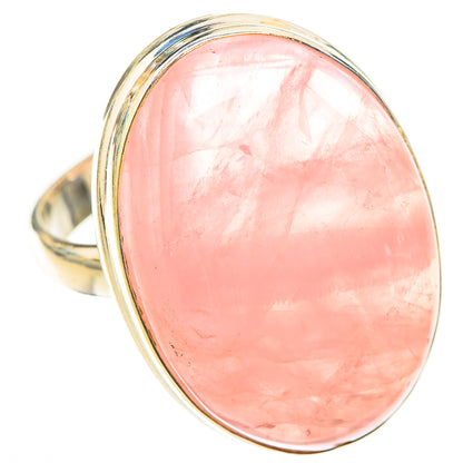 Rose Quartz Rings handcrafted by Ana Silver Co - RING124155 - Photo 2