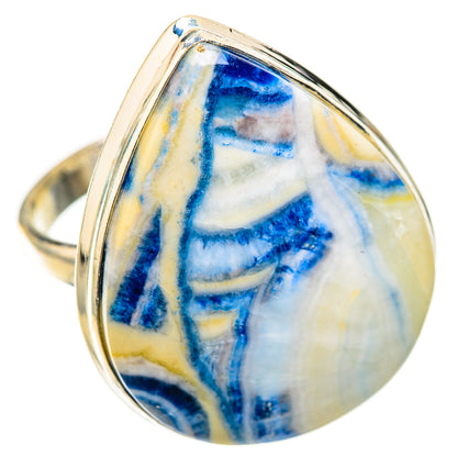 Blue Scheelite Rings handcrafted by Ana Silver Co - RING124176 - Photo 2