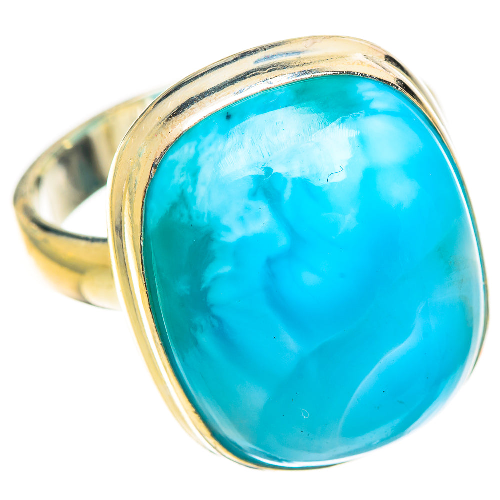 Larimar Rings handcrafted by Ana Silver Co - RING124197 - Photo 2