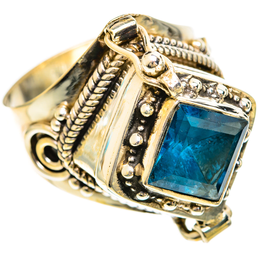Swiss Blue Topaz Rings handcrafted by Ana Silver Co - RING124198 - Photo 2