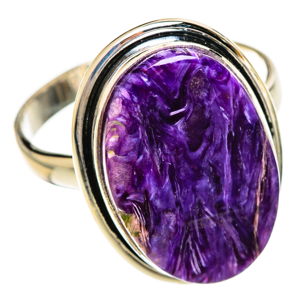 Charoite Rings handcrafted by Ana Silver Co - RING124213 - Photo 2