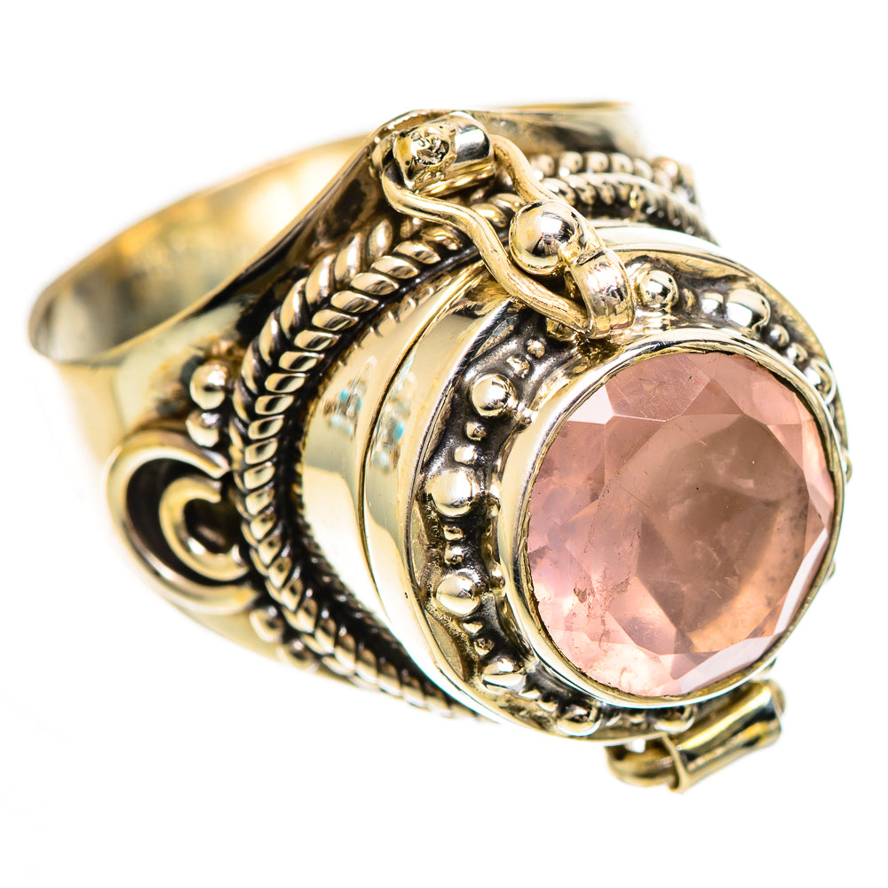Rose Quartz Rings handcrafted by Ana Silver Co - RING124236 - Photo 2