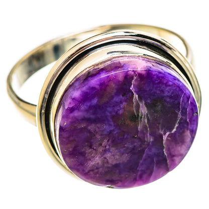 Charoite Rings handcrafted by Ana Silver Co - RING124239 - Photo 2