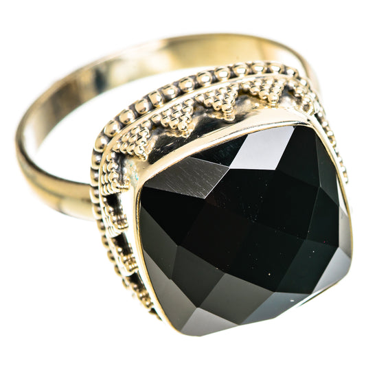 Black Onyx Rings handcrafted by Ana Silver Co - RING124241 - Photo 2