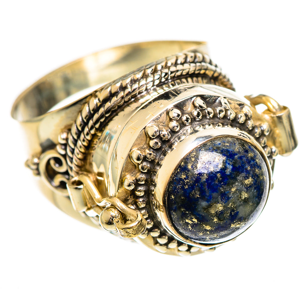 Lapis Lazuli Rings handcrafted by Ana Silver Co - RING124249 - Photo 2