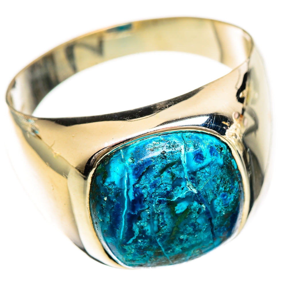 Chrysocolla Rings handcrafted by Ana Silver Co - RING124250 - Photo 2