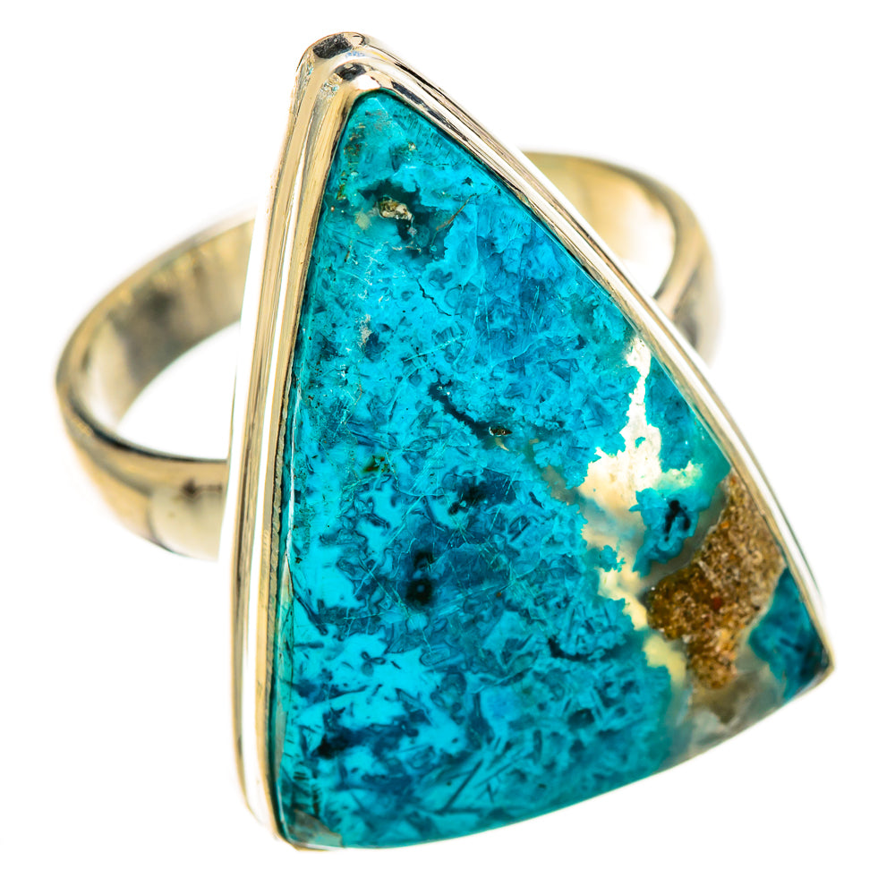 Chrysocolla Rings handcrafted by Ana Silver Co - RING124252 - Photo 2