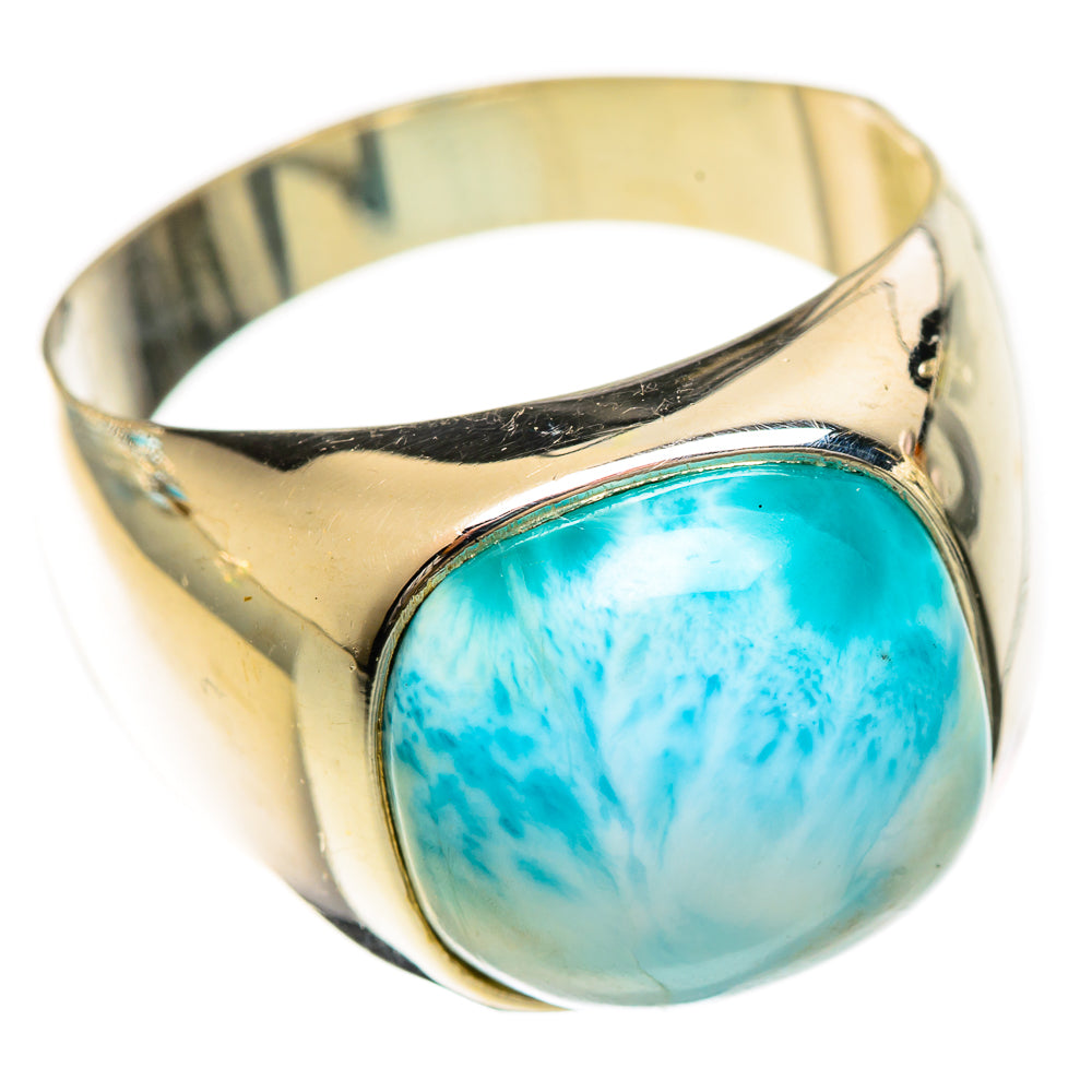 Larimar Rings handcrafted by Ana Silver Co - RING124256 - Photo 2