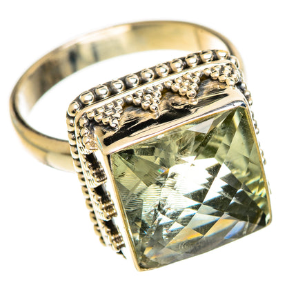 Green Amethyst Rings handcrafted by Ana Silver Co - RING124258 - Photo 2