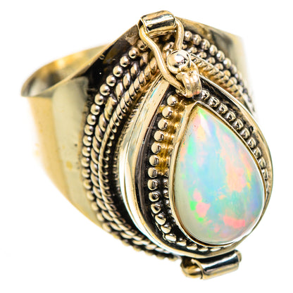 Ethiopian Opal Rings handcrafted by Ana Silver Co - RING124272 - Photo 2