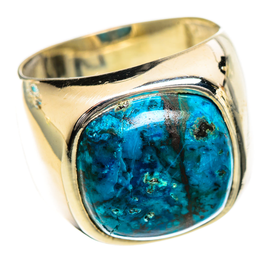 Shattuckite Rings handcrafted by Ana Silver Co - RING124276 - Photo 2