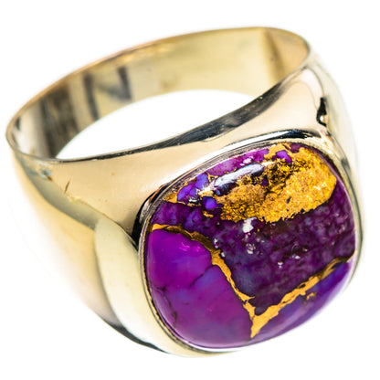Purple Copper Composite Turquoise Rings handcrafted by Ana Silver Co - RING124286 - Photo 2