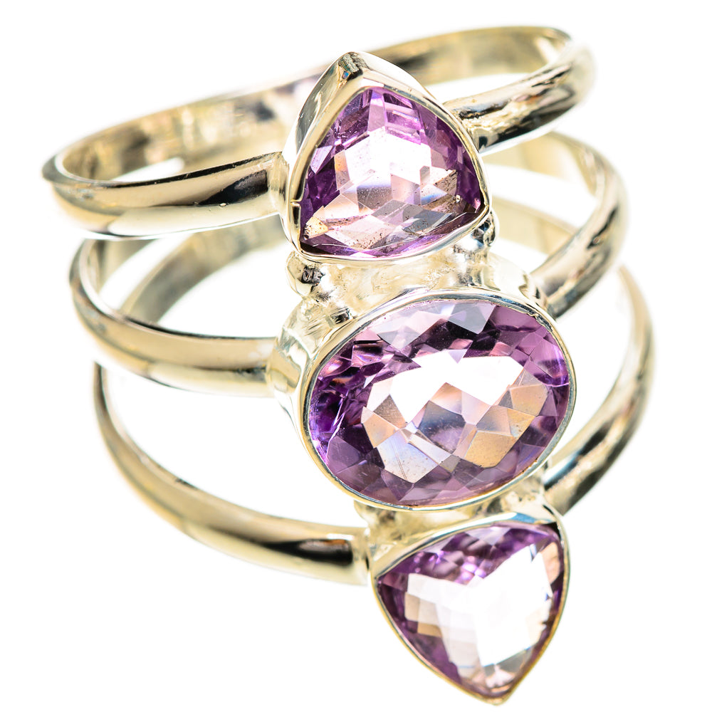 Amethyst Rings handcrafted by Ana Silver Co - RING124288 - Photo 2