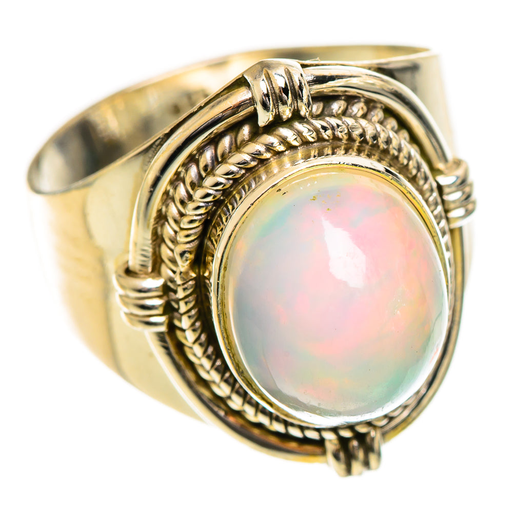 Ethiopian Opal Rings handcrafted by Ana Silver Co - RING124292 - Photo 2