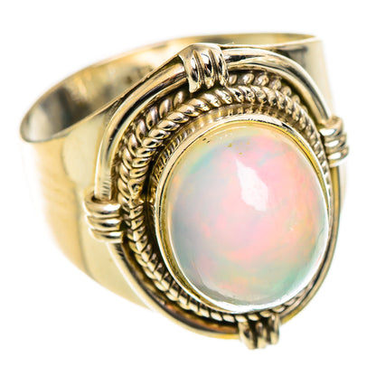Ethiopian Opal Rings handcrafted by Ana Silver Co - RING124292 - Photo 2
